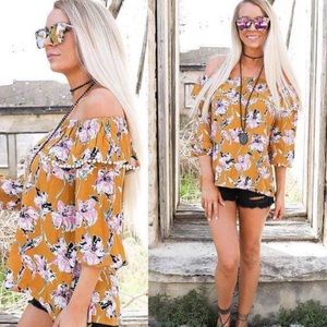 Sun N Moon Off Shoulder Top